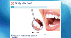 Desktop Screenshot of dr-royaboufadel.com