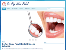 Tablet Screenshot of dr-royaboufadel.com